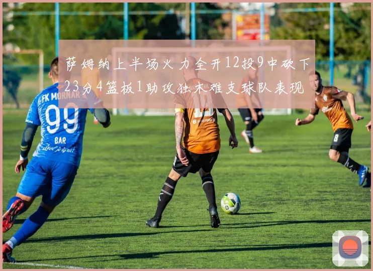 萨姆纳上半场火力全开12投9中砍下23分4篮板1助攻独木难支球队表现不佳